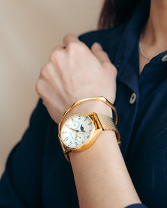 Wave Cuffs - Gold