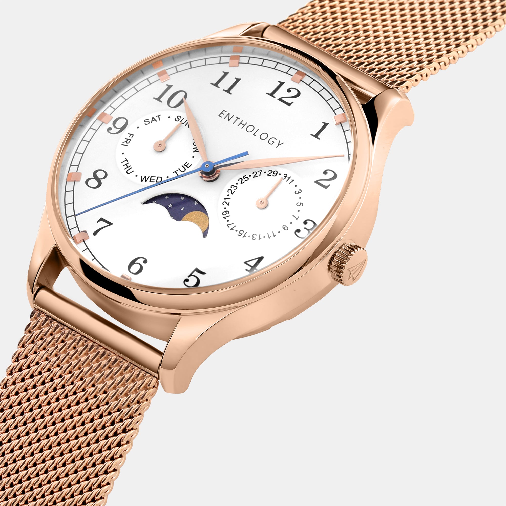 Milanese wristband 36mm hot sale rose gold
